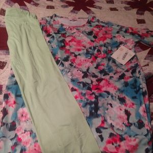 Lularoe Irma and one size leggings